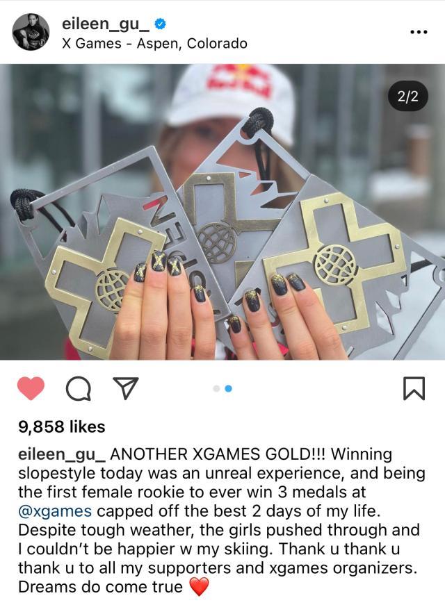 开云体育app-首秀X Games连创纪录 谷爱凌让世界记住她的名字